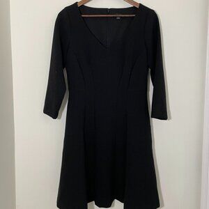 Ann Taylor ¾ Sleeve w/pockets Dress - Black 6